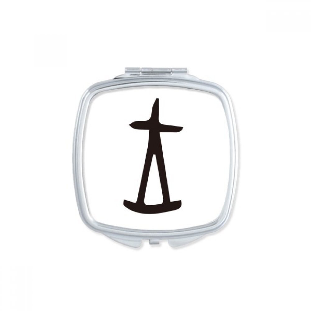 Miroir compact WU portable pour éviter les erreurs de maquillage