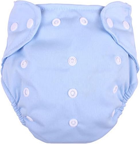 Miniatura 3 de Paquete de 6 pañales de tela para bebés felices ajustables, lavables, reutilizables, suaves, transpirables, con película de TPU, #411, 1