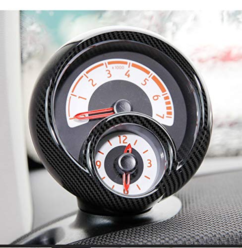 SHIFENG ためにSmart ためにスマートフォーツー453 2015-2020 車のabsタコメーター装飾フレームトリム( カーボンファイバー )