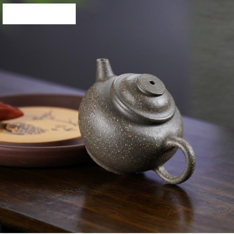 Kung-Fu-Teekanne für Zubereiten von Tee 210 ml Lila Ton Teekannen Handgemachte Topf Zisha Tee-Set Drink Multifunktionale Keramik Teekanne Chinesische Teekanne Keramik-Tee-Set