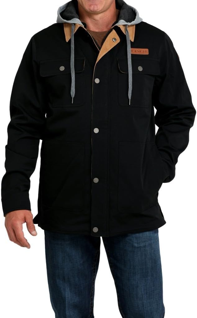 Cinch Men's Black Canvas Barn Jacket