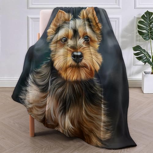 Couverture en peluche douce Yorkshire chaude légère décoration chambre