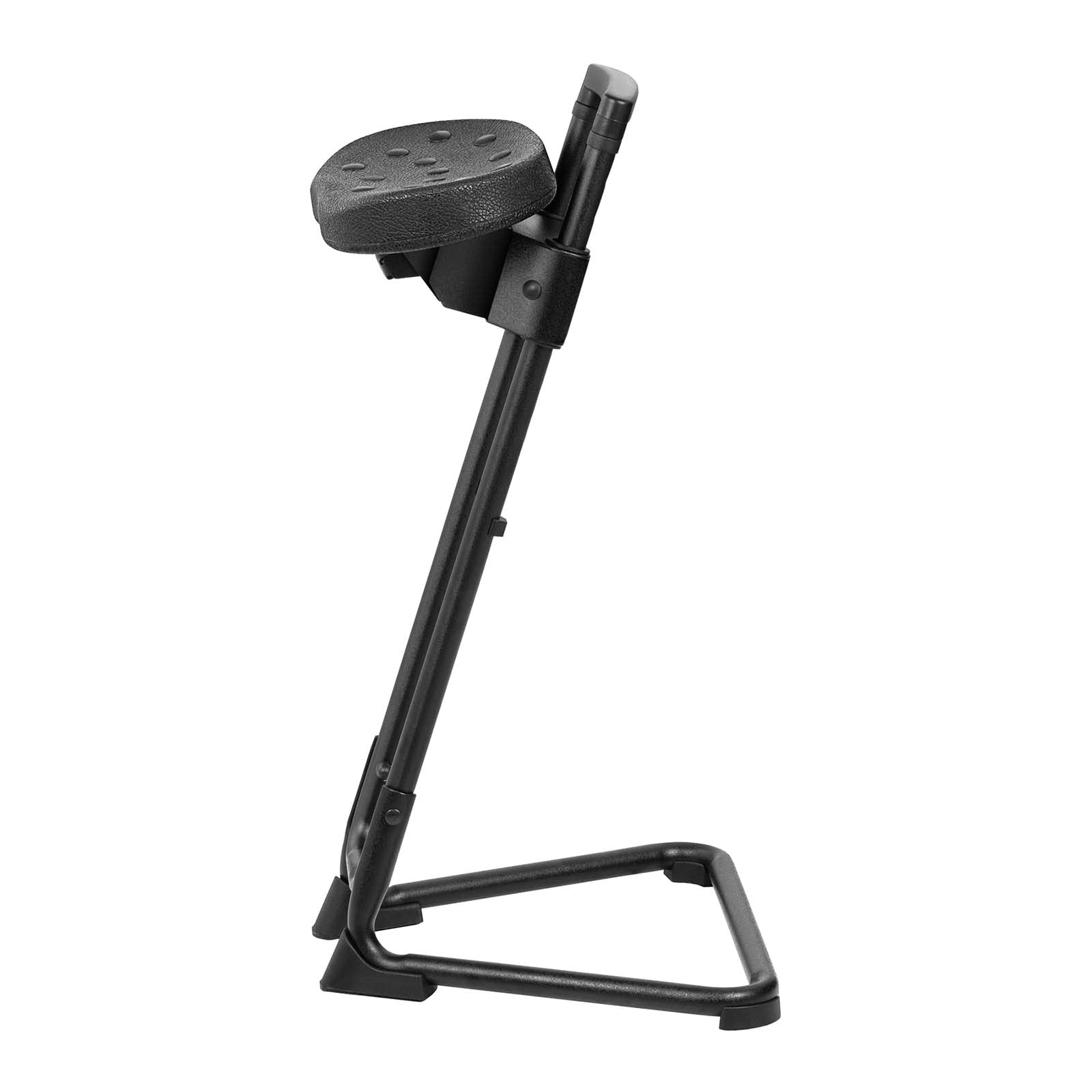 GALIZIA PRIME - Regginpiedi Sgabello Regolabile in Altezza Senza Ruote, Sgabello da Lavoro con Comodo Sedile in Poliuretano Spessore 6cm