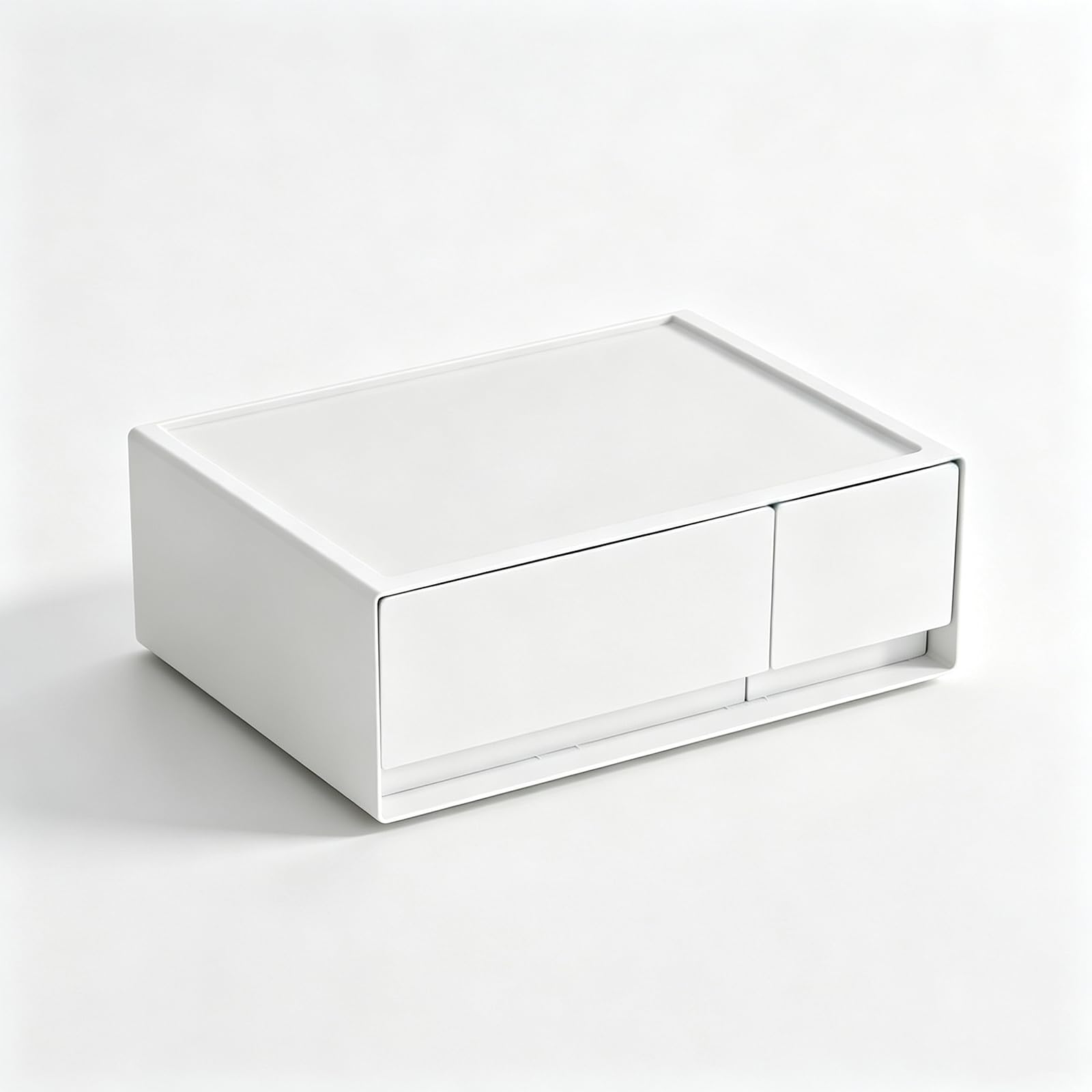 FCOFDRS White Desk Organiser,Storage Caddy for Stationery and Cosmetics