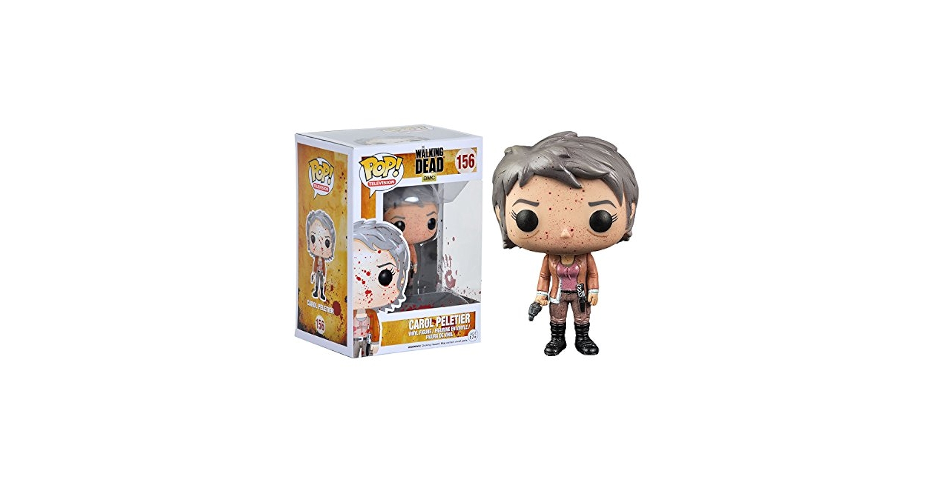 Amazon.com: The Walking Dead Bloody Carol Peletier Funko Pop