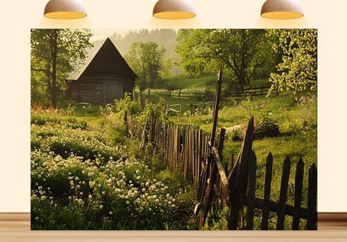 Spring Backdrop Secret Garden Aesthetic Enchanting Natural Scenery Sweet Flowers Floral Background Party Decorations Video Photo Studio Props Home Wall Decor 5X4ft Fabric