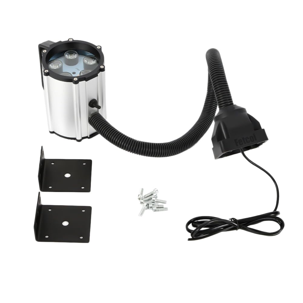 Lampada da lavoro a LED con collo di cigno flessibile, 220 V, 6500 K, per macchine utensili industriali e banchi da lavoro