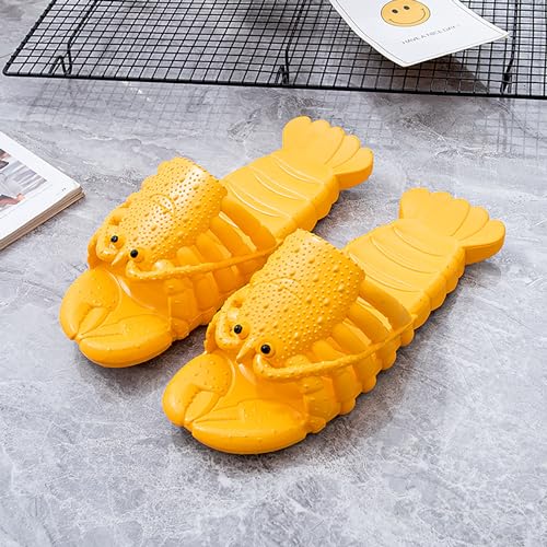 Image of JOYEAR Lobster Flip Flops - Slipper & Slide Pool Beach Shower Shoes in Deep Red