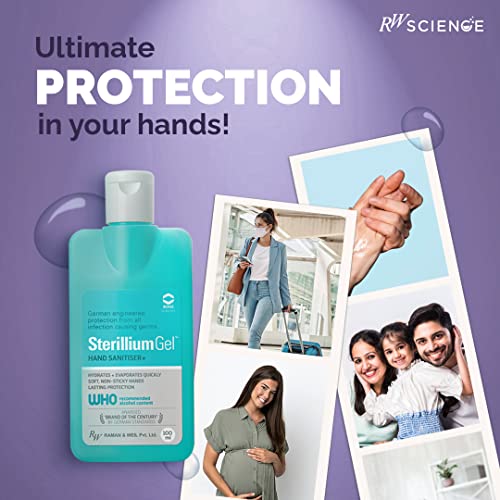 Image of RW Sterillium Gel | Hand Sanitizer Gel | Non - Sticky Hand Sanitizer Gel | 100ML (Pack of 3)