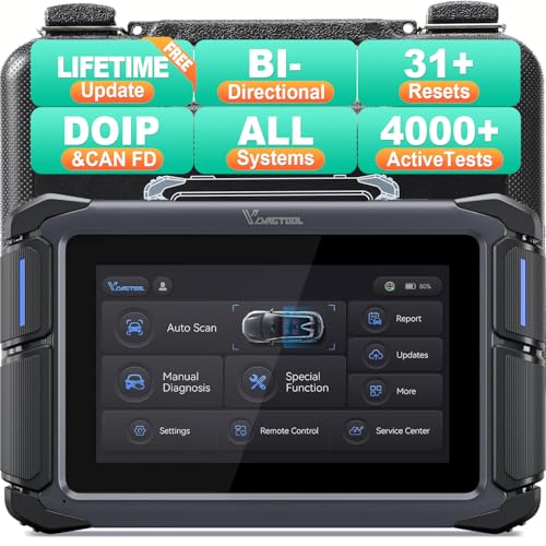 VDIAGTOOL Bidirectional Scan Tool VD70 Lite, OBD2 Scanner Diagnostic Tool with 31+ Resets, 2026 Scanner for Car, Full System Scan, CAN FD & DoIP, Free Update