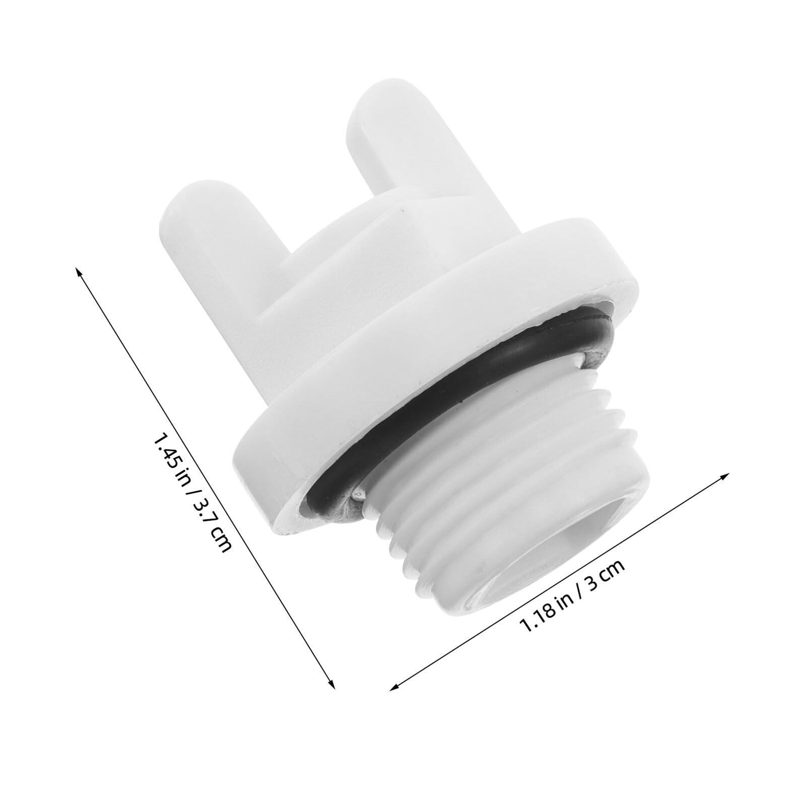 100 Piezas Tapones de Manguera Jardín Pulg Rosca Macho para Tuberías Exteriores Accesorios Plásticos Resistentes y Reutilizables para Sistemas Riego y Suministro Agua