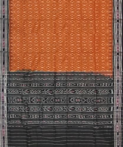Image of Nuapatna Cotton Saree of Odisha Ikkat Orissa Traditional Handloom Sari | Bomkai | Pata | Nuapatana | sambalpuri saree | khandua patta sare | without Blouse S12