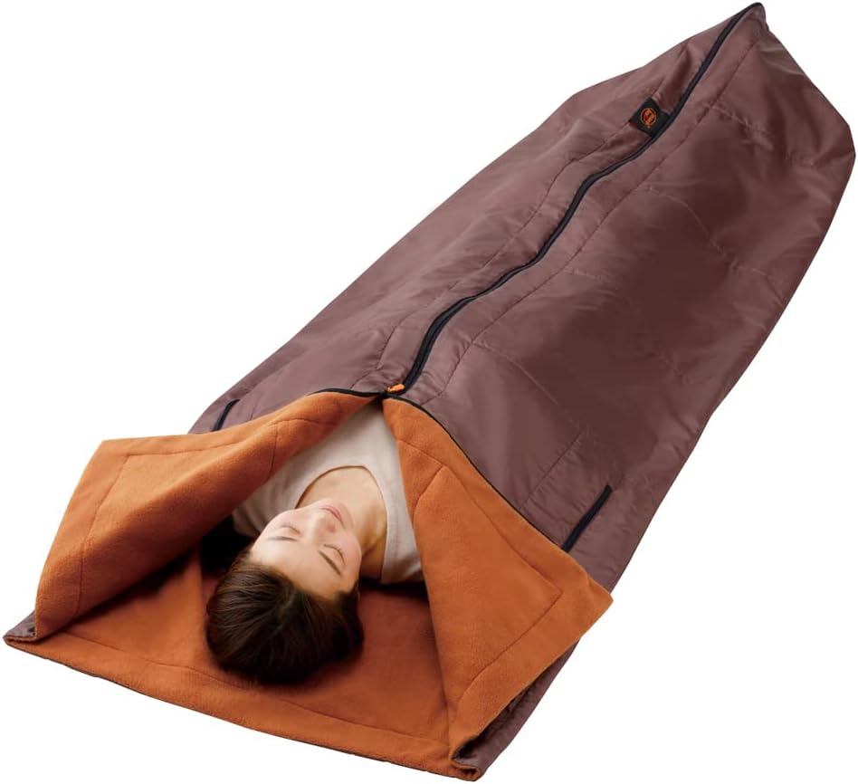販売終了dod　 マットインスリーピングバッグ　　寝袋シュラフ　1回のみ使用 販売終了】マットインスリーピングバッグ S1-43 - DOD（ディーオー