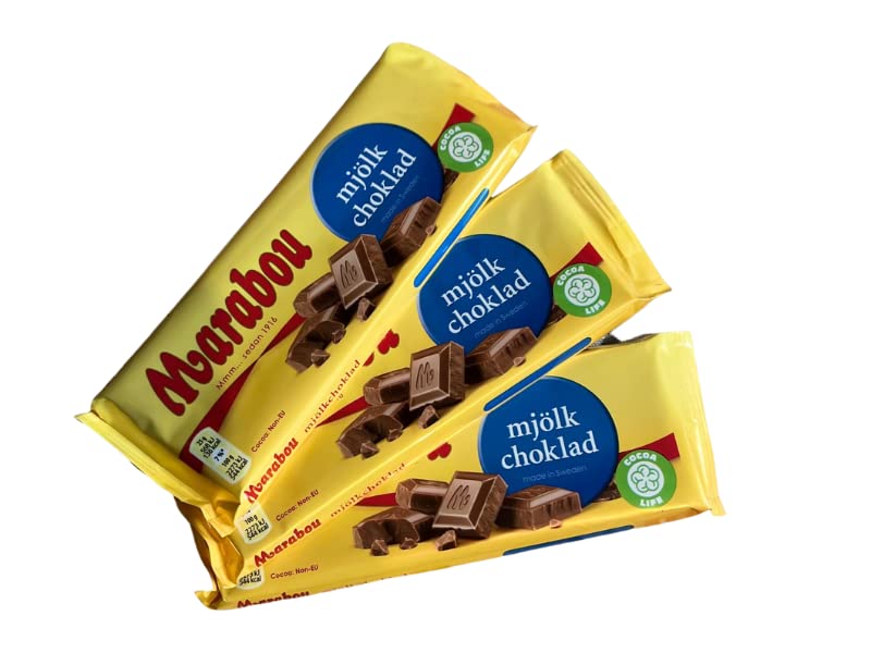 Marabou Milk Chocolate - Marabou Mjolk Choklad 100g 3-pack