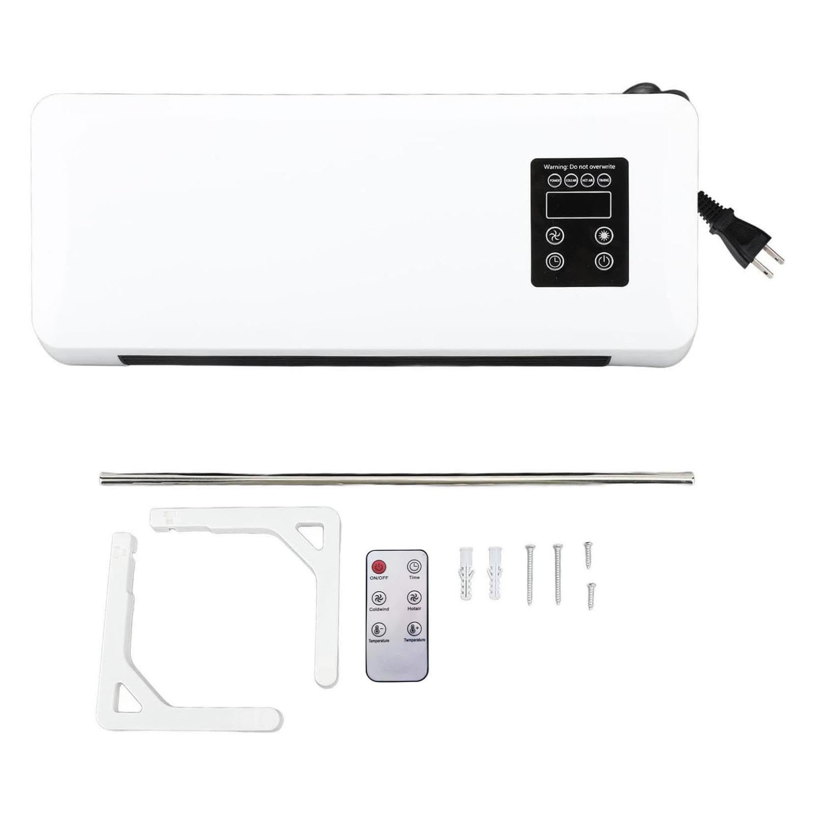Ductless Portable Air Conditioners No Windows Needed, 3 in 1 Wall Mounted Air Conditioner with Remote Control for Indoor Use, Summer Essentials Dual Use Smart Cooling and Heating Air-Conditioner