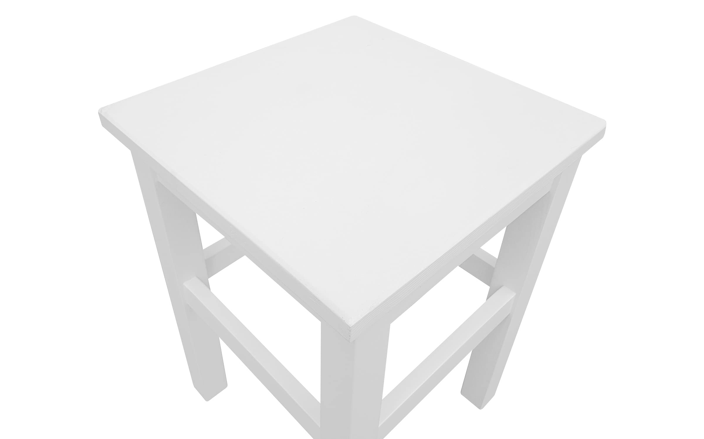 Erst-Holz Tabouret en Bois Massif sans Dossier en pin Massif Naturel ou Blanc V-90.71-41pin Blanc