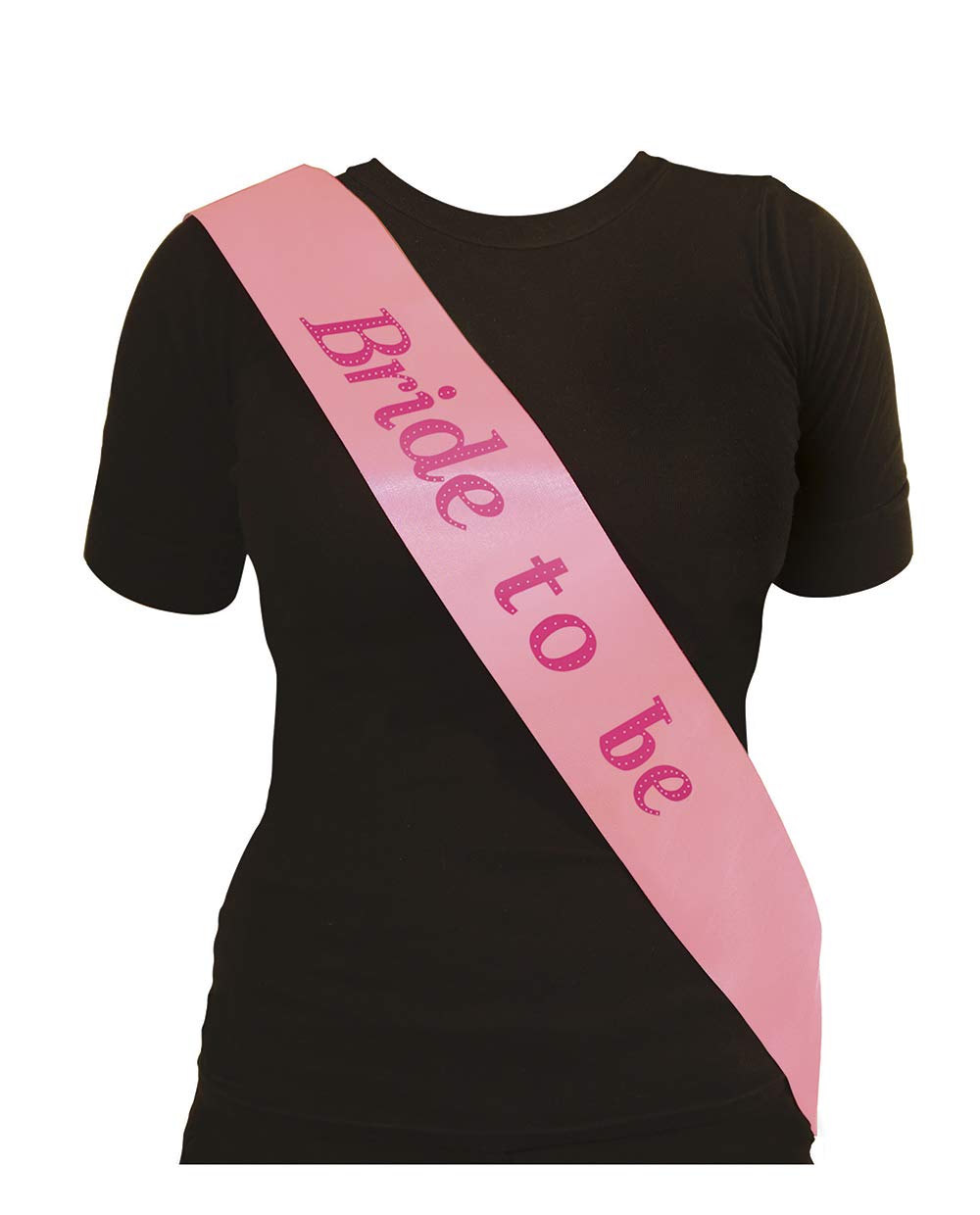 12x Brautjungfer Schärpen Pink – Aus Satin, Mit Schriftzug | Für Junggesellinnenabschied, Hochzeit, Brautparty