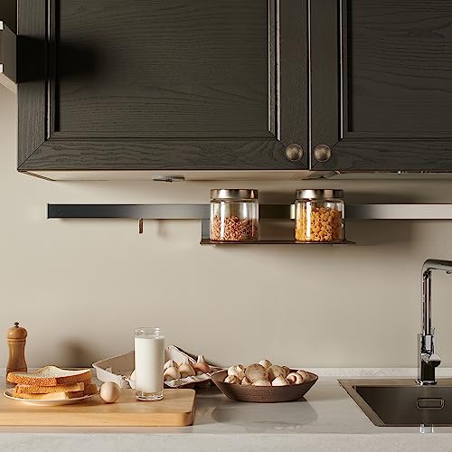 RZDEAL 4 PCS 1.0'' x 0.9'' Antique Style Brass Simple and Elegant Pulls Solid Hardware Knobs for Furniture Cabinet Closet Drawer Box Door Handles(Antique Brass) - Image 8