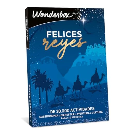 WONDERBOX - Caja Regalo - Felices Reyes - 18 000 experiencias en España y Europa para 1 o 2 Personas - Ideas Regalo Mujer Hombre Pareja Original
