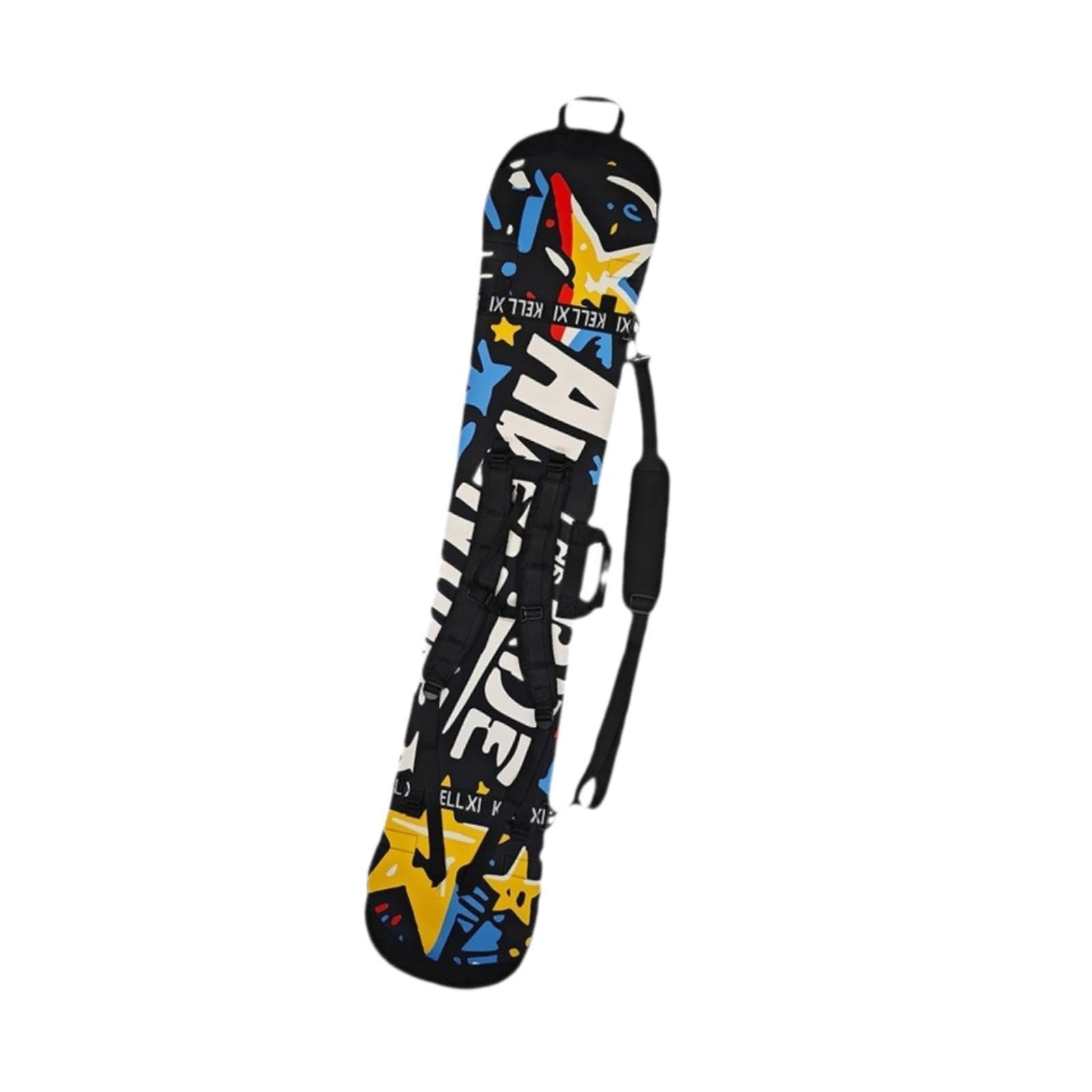 Fenteer Funda para Tabla de Snowboard, Bolsa de Transporte, Correas Ajustables para Hombros, Estuche para Esquís