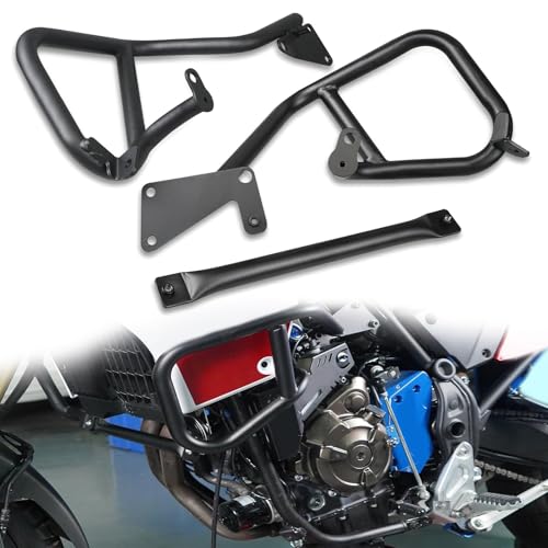 Barres de protection Yamaha Tenere 700 en acier renforcé noir