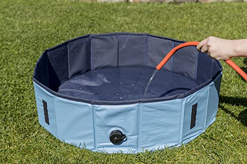 Trixie 39482 Hundepool, ø 120 x 30 cm, türkis/grau