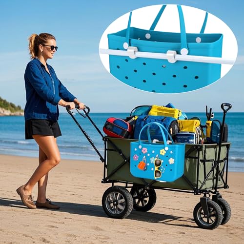 Image of Mity rain Key Holder for Bogg Bag, Accessories for Bogg Bags Original X Large, Insert Charm Carabiner Keychain for Beach Bag