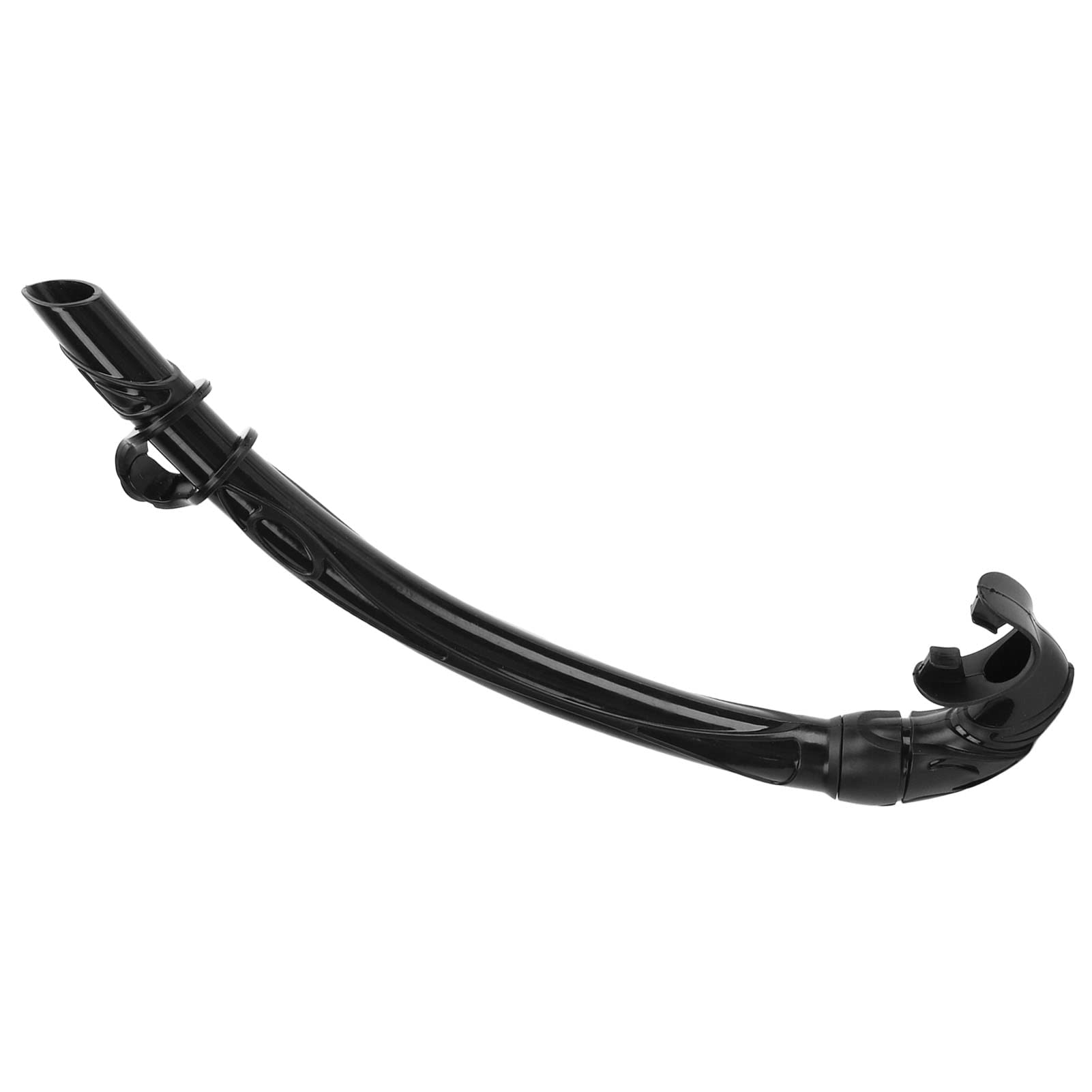 Diving Snorkel, Comfortable Mouthpiece Strong Sealed Snorkel Breathing Tube for Diving (Black)