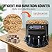 US Coin Counter Sorter and Wrapper Machine Money Counter Organizer Machine 150 Coins/Minute Coin Bank Change Sorter Counter Holder Machine with LCD Display