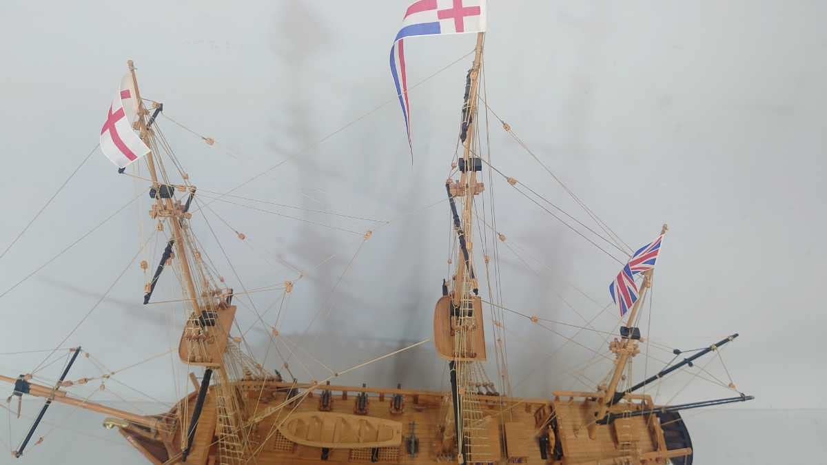 Amazon.co.jp: □美品 完成品 HMS BEAGLE 帆船木製 模型 ビーグル