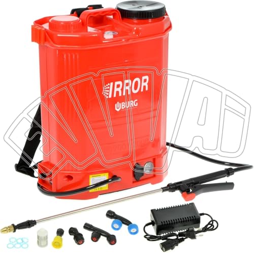 Pompa a zaino elettrica a batteria 16 lt irrorazione elettropompa Burg