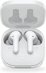 Qcy Fone De Ouvido Sem Fio T13 TWS Bluetooth 5.1 Com 4 Microfones Controle De Toque IPX5 À Prova d'Água 40 Horas De Tempo De Reprodução, Branco