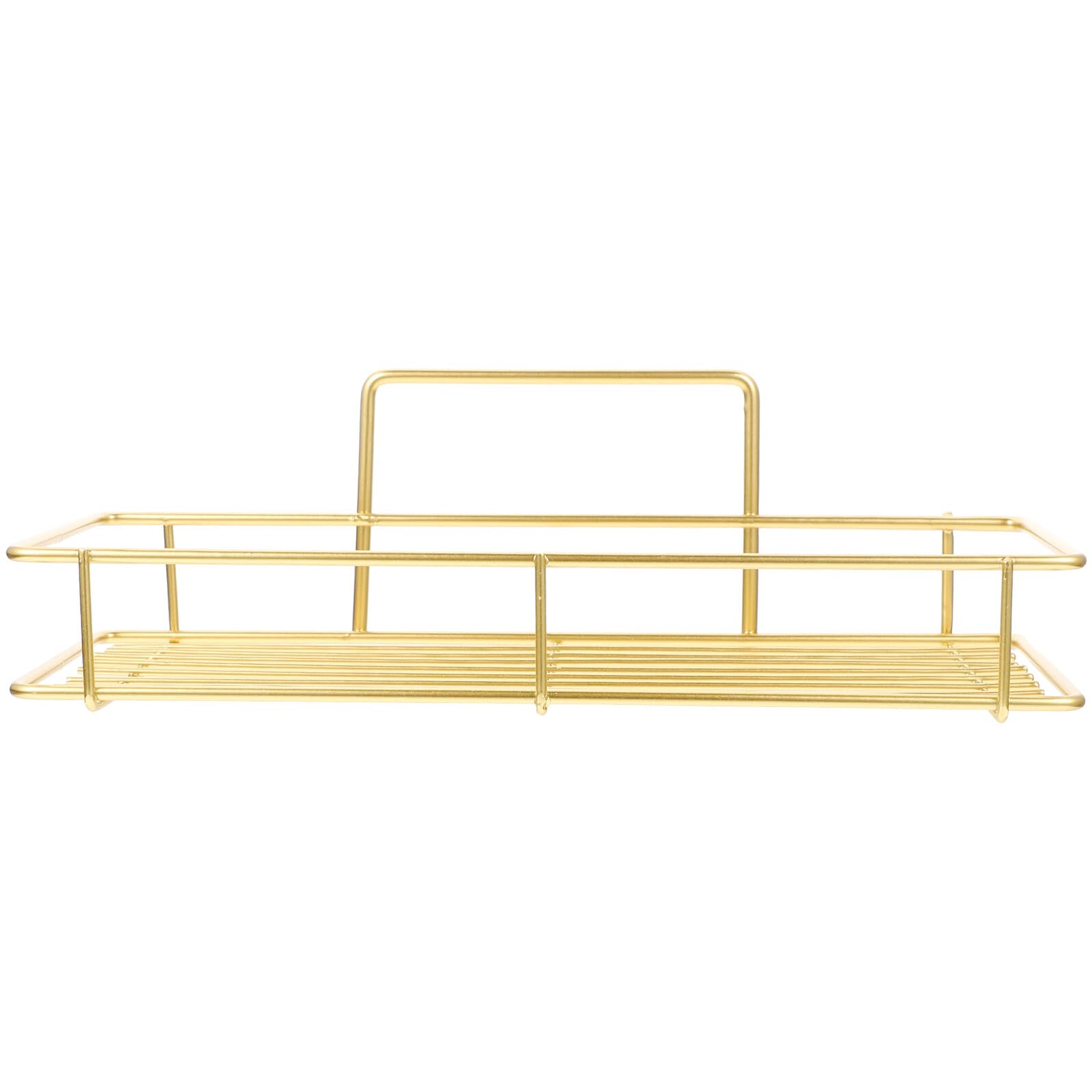 Angoily Bathroom Shower Storage Rack Organizer Strong Iron No Drilling Shelf for Shampoo Body Wash Toothpaste Wall-mount Kitchen