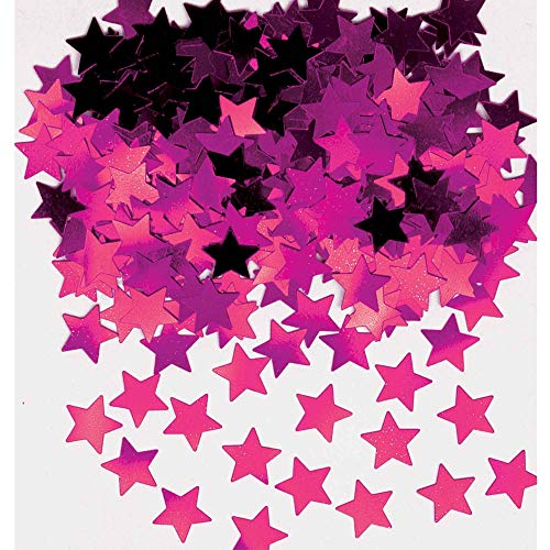 Confetti mini stars rose pour réussir facilement votre déco de buffet