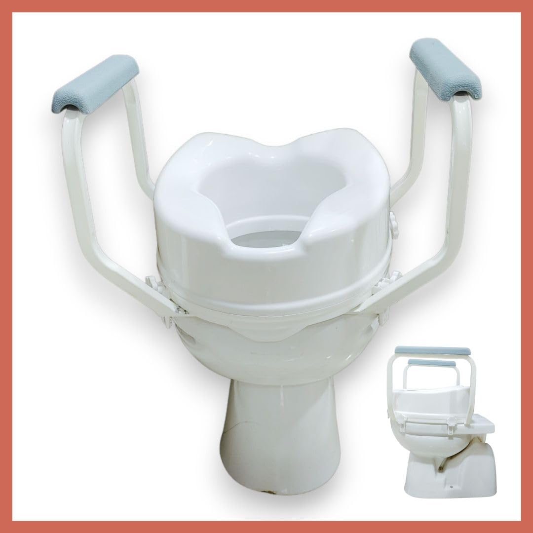 Veavya Commode Raiser 6 Inch with Comfort and Stability 6-Inch Commode Raiser with Handle and Secure 4-Clip Attachments SECURE GRIP RAISED TOILET SEAT (B0CYSTX9B7) Amazon Price History, Amazon Price Tracker