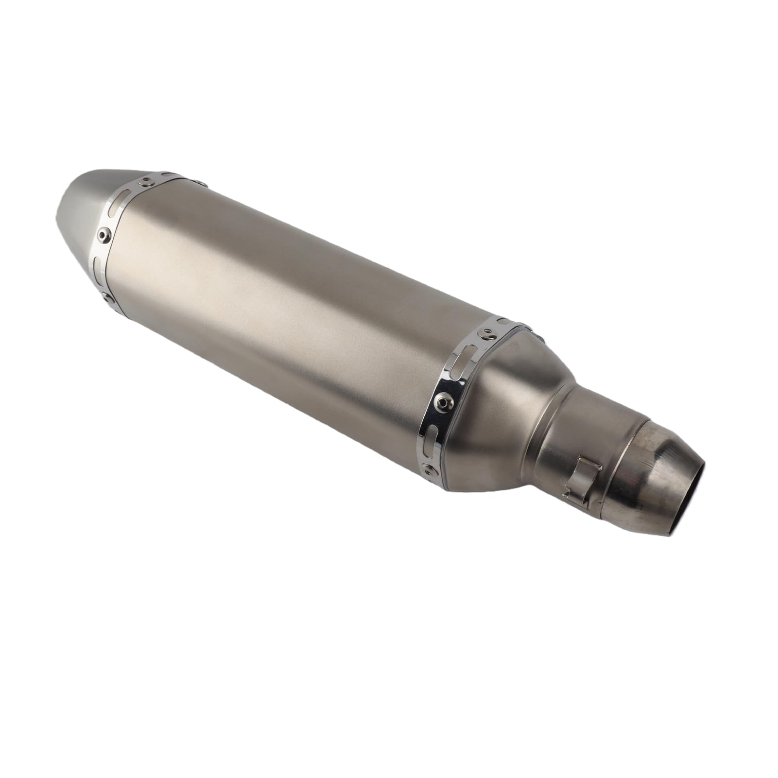 Motorrad-Schalldämpfer-Auspuffrohr Edelstahl Kohlefaser Universell 38-51 mm Rohre