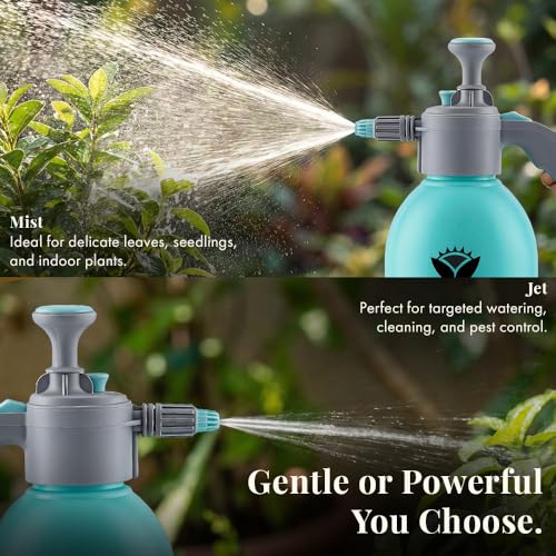 Image of Utkarsh Premium Pressure Sprayer 2 Litre (Aqua Blue) | Pressure Spray Bottle for Plants | Gardening Water Pump Sprayer | Plant Spray Bottle for Garden | Spray Bottles for Gardening, Pack of 1