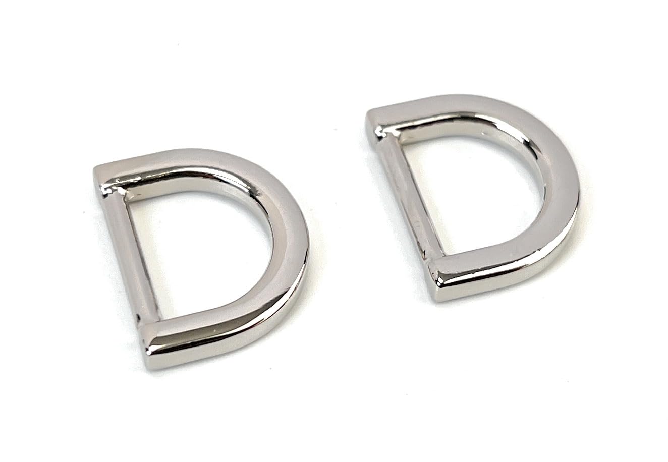 10 Pieces Heavy Duty Solid Zinc Alloy Die-Cast D Rings for Purse Making Leather Crafts-picture-31