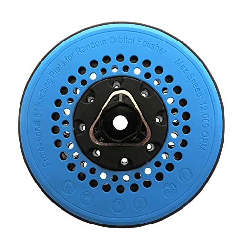 5 Inch 49 Hole Polishing Disc Hook and Loop Sanding Pad Backing Pad for Orbital Sanding Machine