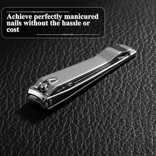 Image of FOLELLO Nail Clipper for Men and Women, Nail Cutter for Professional and Home Use, Stainless Steel Blades Cuts Precisely Elegant design, Easy to Hold Unisex Nail Clipper /Cutter