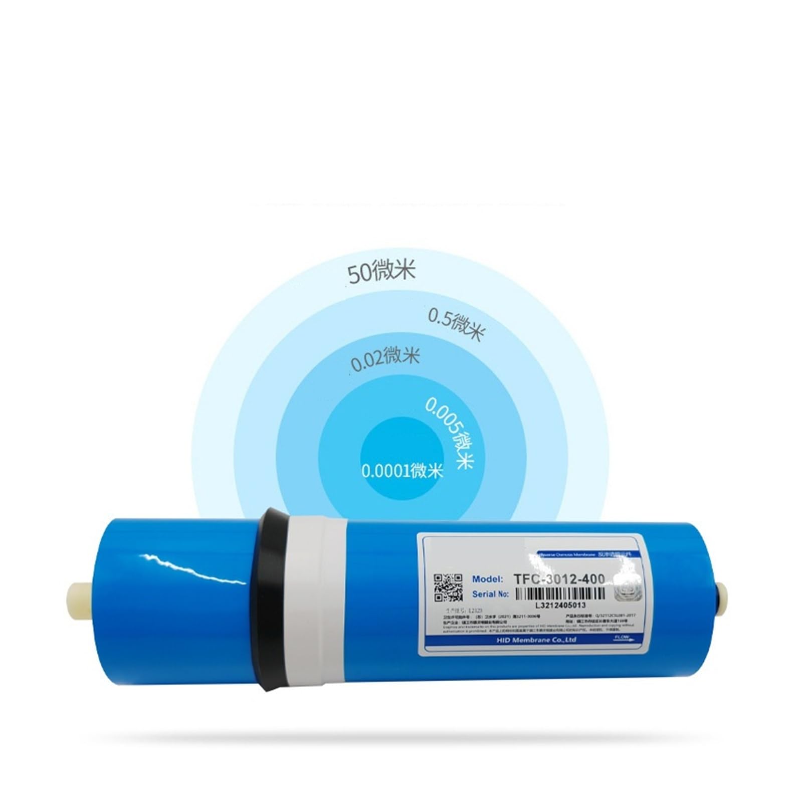 Membrana odwróconej osmozy Oczyszczacz wody Maszyna do czystej wody Membrana RO 50g 75g 100g 400g 600g Uniwersalny filtr zamienny(C3012-400)