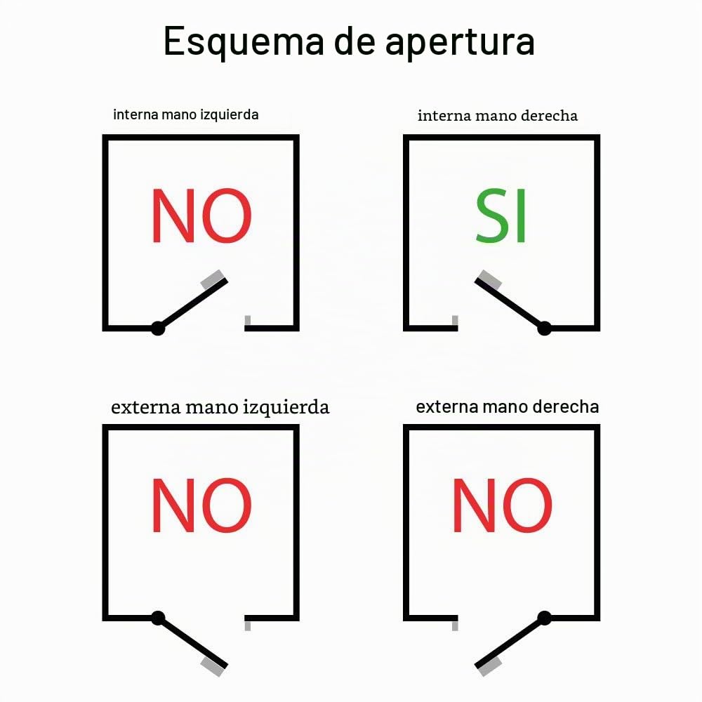 Cisa 11520-50 - Cerradura Eléctrica Para Puerta 11611, Entrada Derecha, 70 Mm