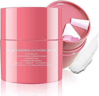 Plants Cleansing Balm,One Step Makeup Remover Balm,Makeup Cleansing Oil with Plant Extracts,Non-Greasy Sorbet Texture, Nourishing Melting Cleanser for All Skin Types, 1.69 Fl Oz