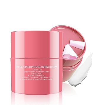 Plants Cleansing Balm,One Step Makeup Remover Balm,Makeup Cleansing Oil with Plant Extracts,Non-Greasy Sorbet Texture, Nourishing Melting Cleanser for All Skin Types, 1.69 Fl Oz