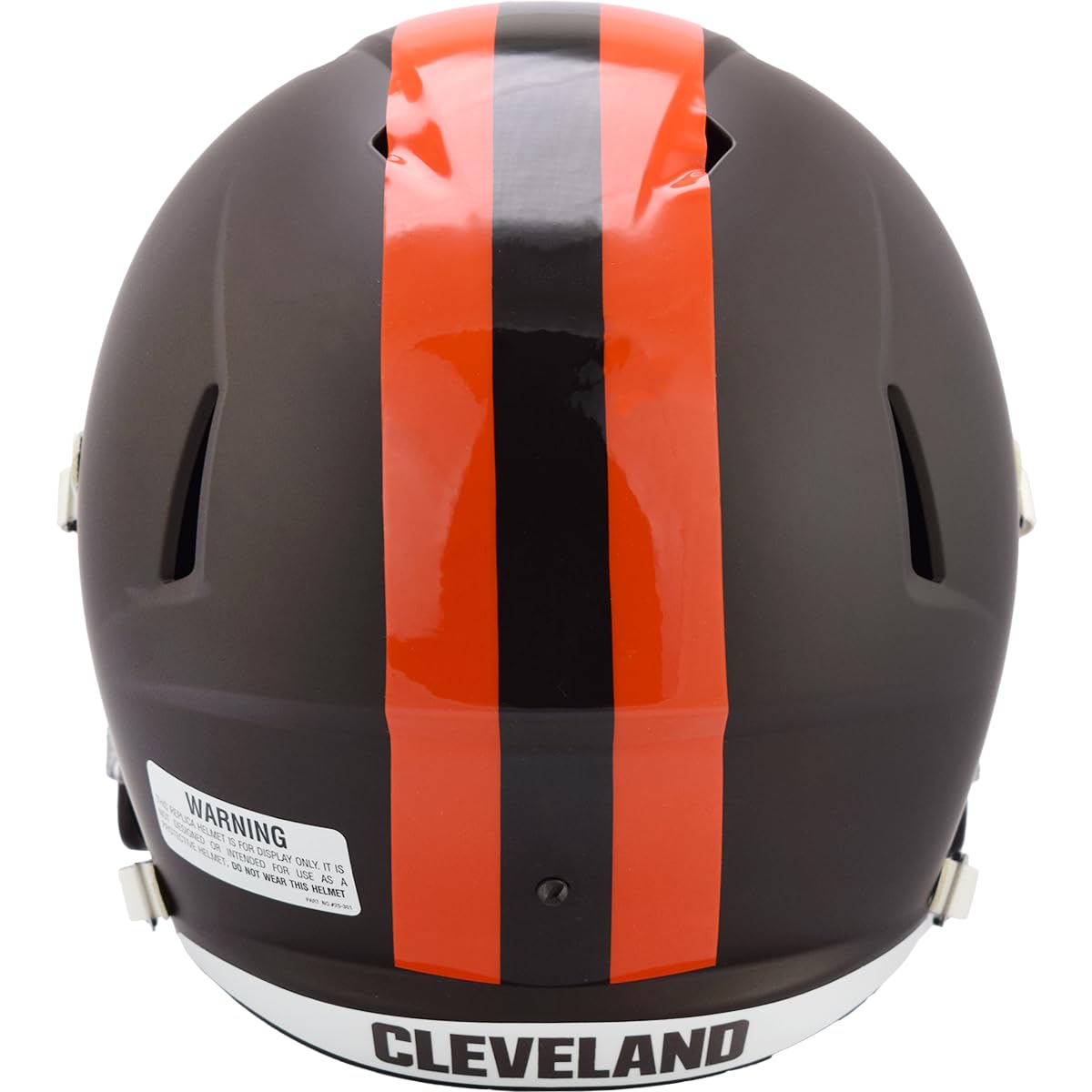 Cleveland Browns Alpha Dog Alternate Dark Matte Brown 2025 On-Field Riddell Speed Replica Full Size Football Helmet