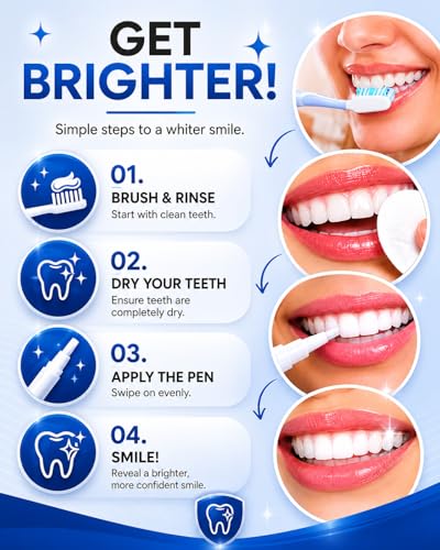 Image of Oral PRO| Overnight Teeth Whitening Pen - Enamel Safe Whitening Gel for Fast Brightening While You Sleep, Easy No-Mess Click Pen for Sensitive Teeth, Mint Flavor
