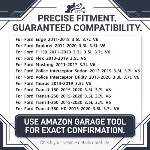 Image of Engine Intake Manifold Gasket Set Fits for Lincoln Continental 2017-2020,MKX 2011-2018,for Ford F-150 2011-2020,Explorer 2011-2020,Mustang 2011-2017,Edge 2011-2018,3.3L 3.5L 3.7L V6,MS971181
