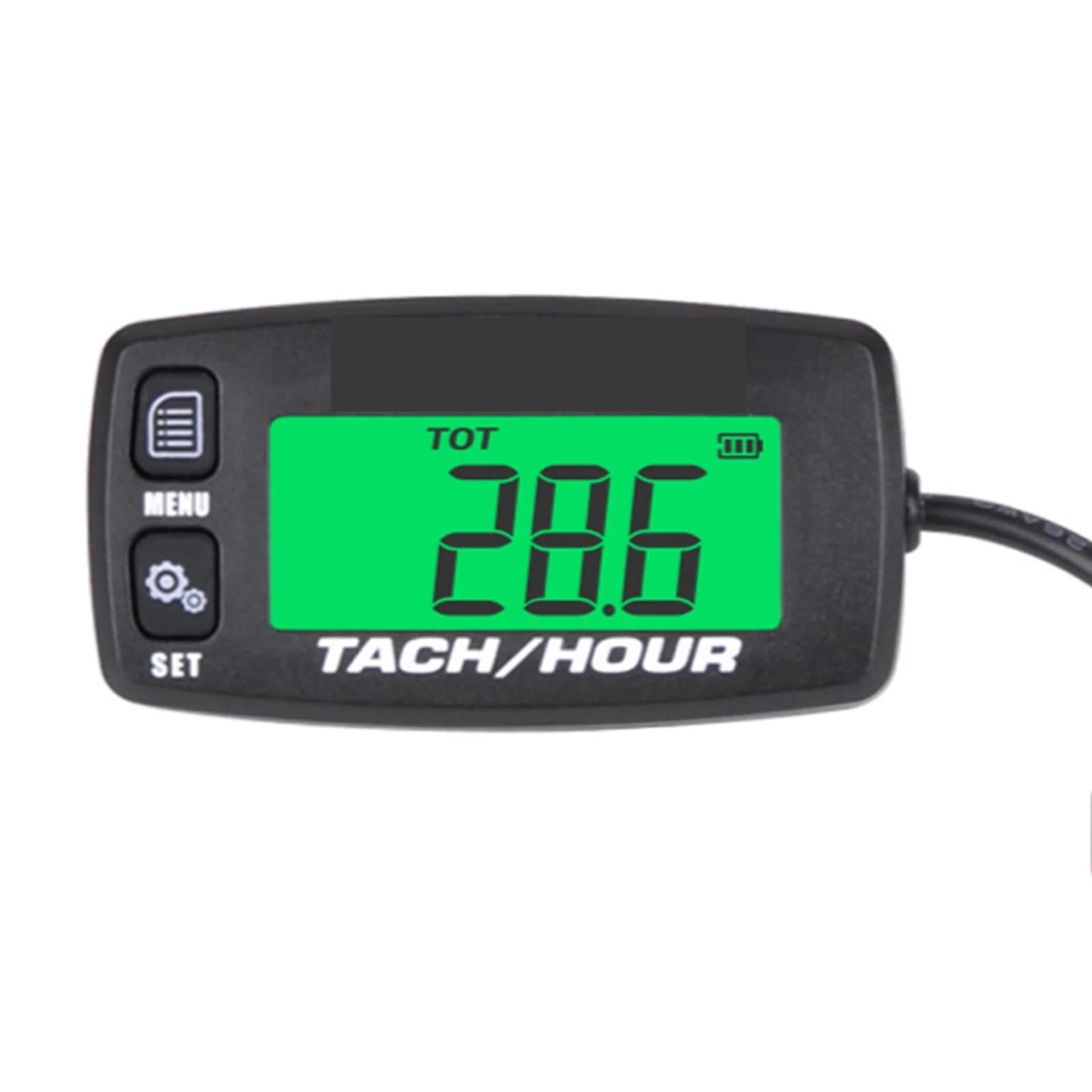 Tacómetro Digital, Medición De RPM, Tacómetro Motor Pequeño, Contador Horario Digital, Monitoreo Horas para Motocicleta, Motosierra, Avión Ultraligero,Pantalla LCD