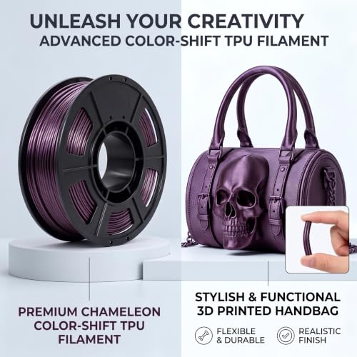 Image of 95A Chameleon TPU Filament 1.75mm, Chameleon Purple, 250g