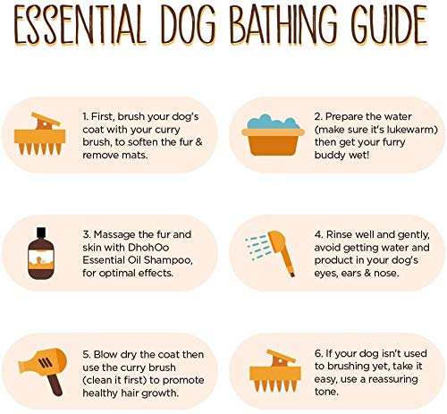 Dhohoo 2-In-1 Dog Shampoo and Conditioner with Brush, Relief Skin Itchy Dry Dog Shampoo, All Natural Ingredients Dog… - Image 7